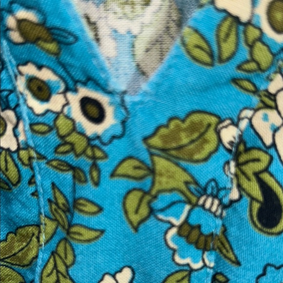 Natural Life Teal and Green Floral Dress size XL - Picture 3 of 12